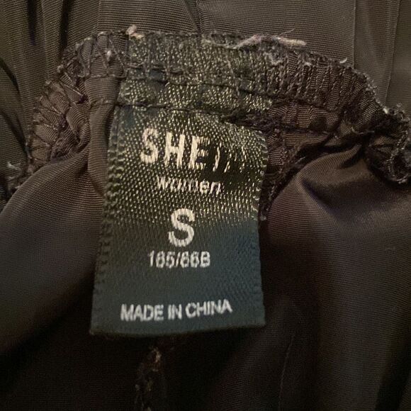 WOMENS NYLON PANTS BLACK SMALL COOL GIRL SPORT JUST DO WHAT YOU WANT TO DO - Picture 3 of 4